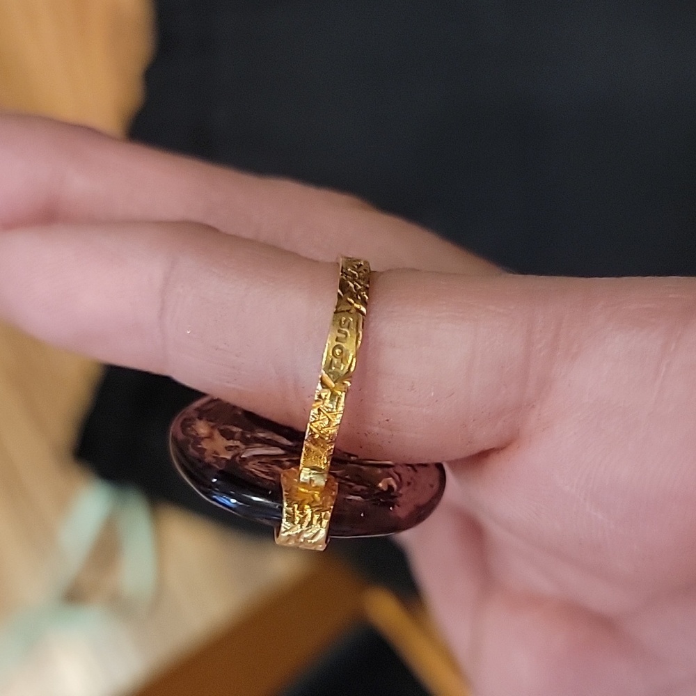Butterfly murano ring - Picture 4 of 5